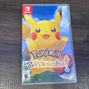 Nintendo switch game Pokémon let go pikachu
